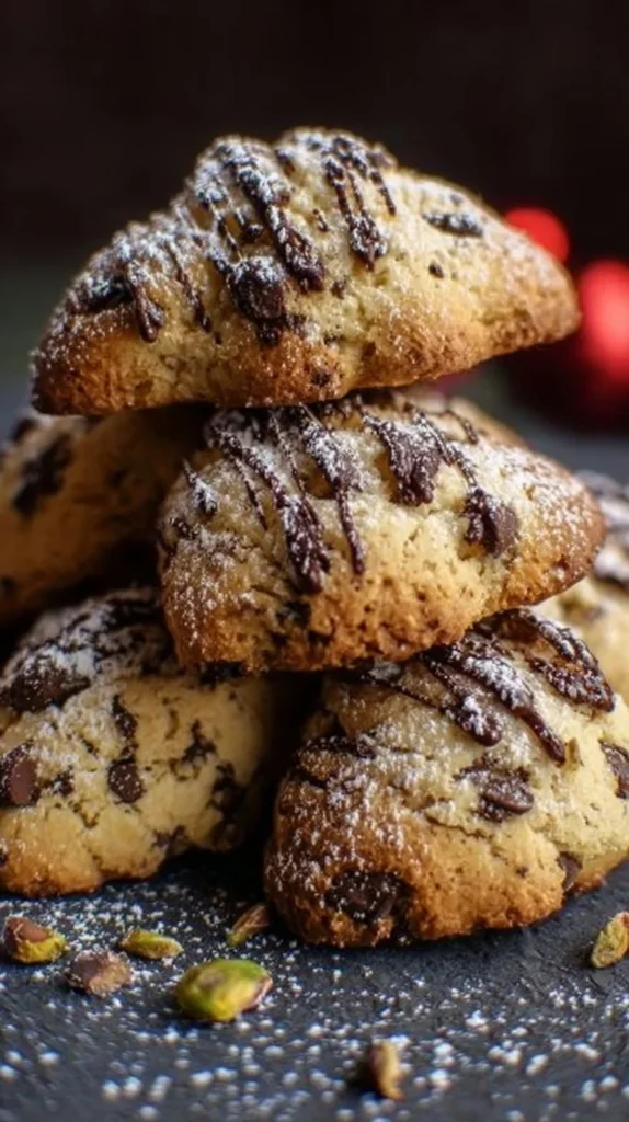 Delicious cannoli cookies with creamy filling and chocolate chips