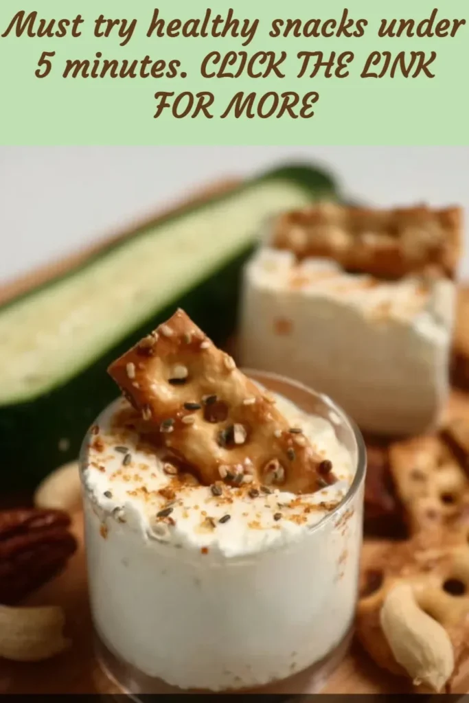 Quick and nutritious healthy snacks ready in under 5 minutes.