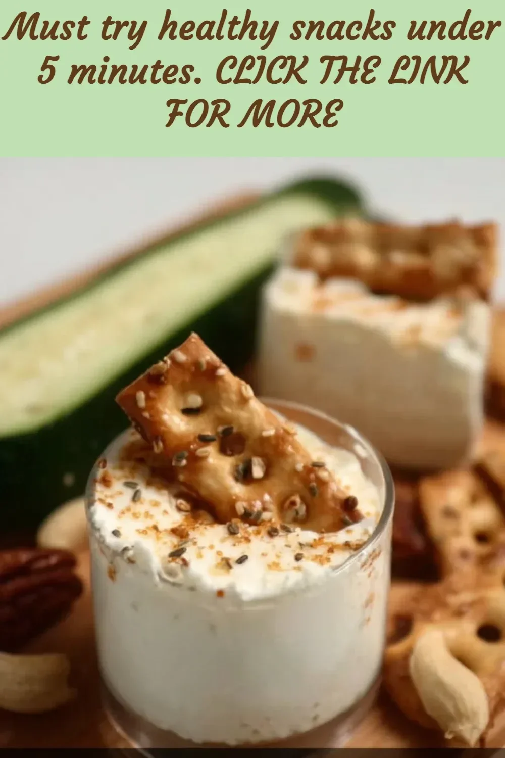 Must try healthy snacks under 5 minutes. CLICK THE LINK FOR MORE 1 Quick and nutritious healthy snacks ready in under 5 minutes.
