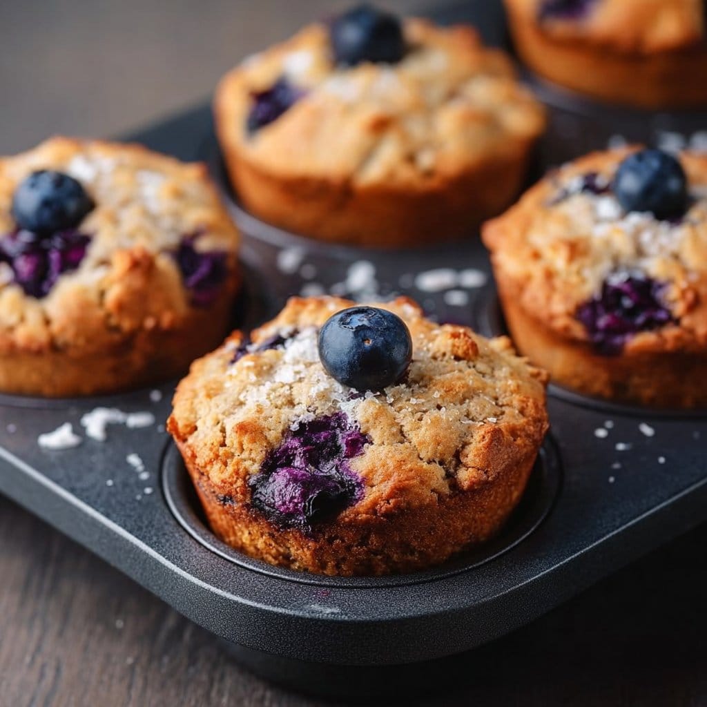 Homemade Blueberry Protein Muffins 1