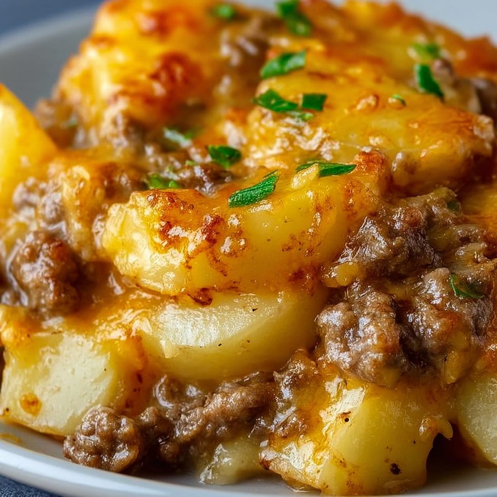 Crockpot Hamburger Potato Casserole