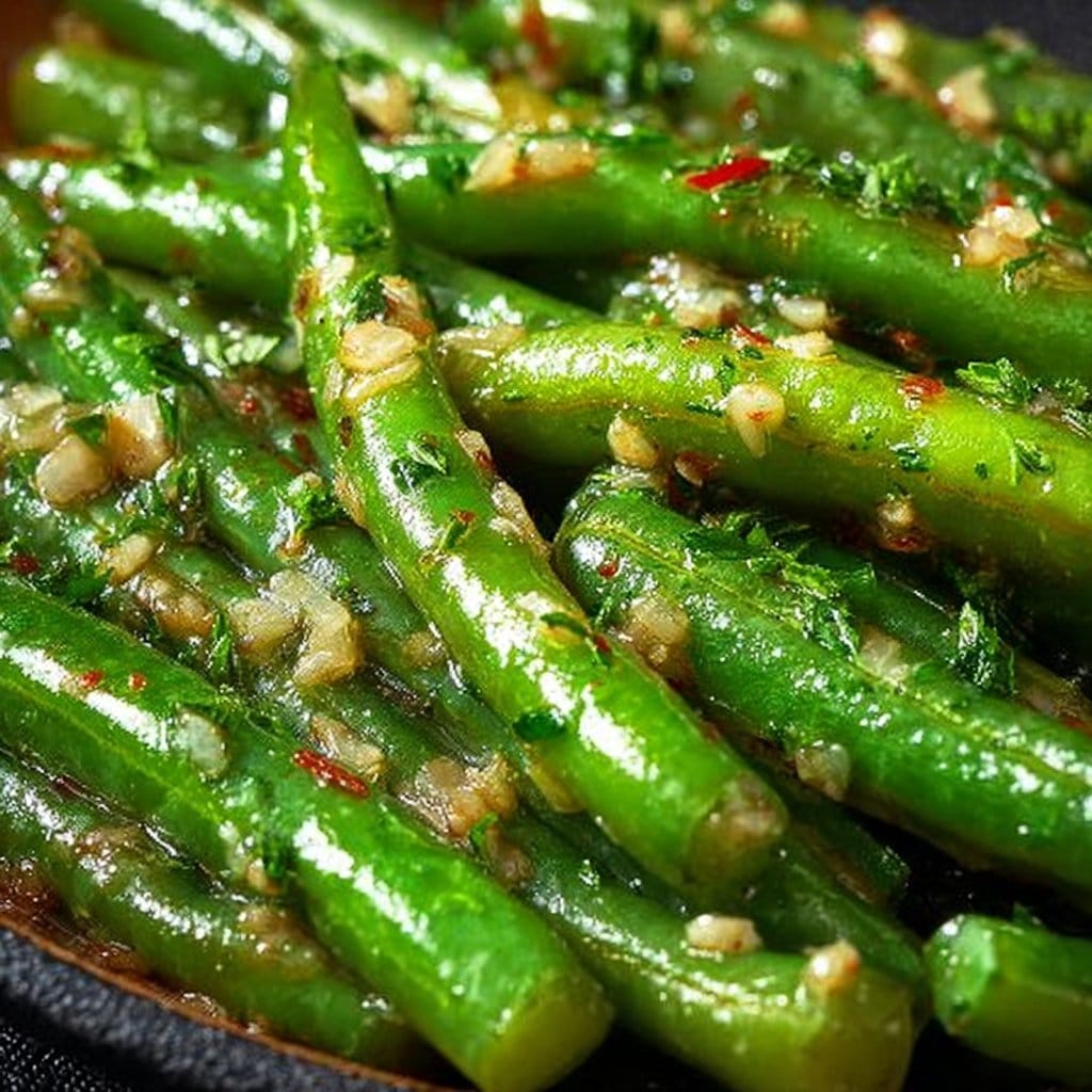Savory Garlic Butter Green Beans