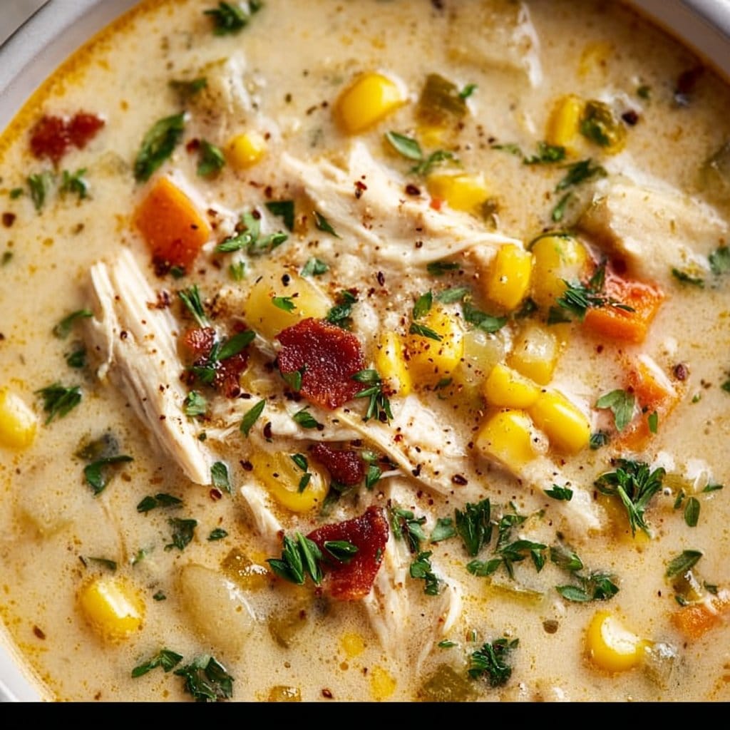 Crockpot Chicken Corn Chowder