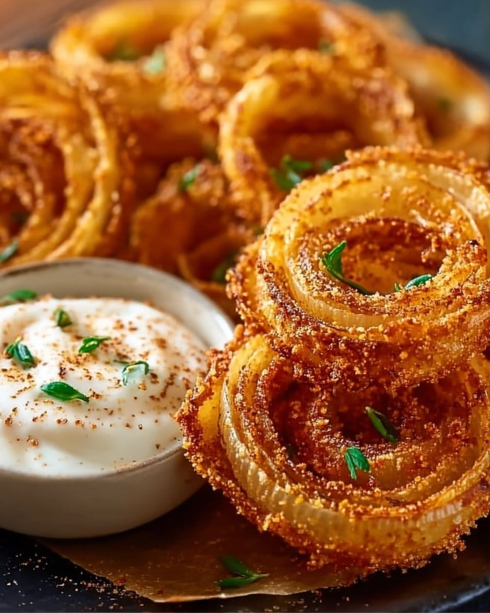Low-Carb Baked Onion Rings 2 Low-Carb Baked Onion Rings