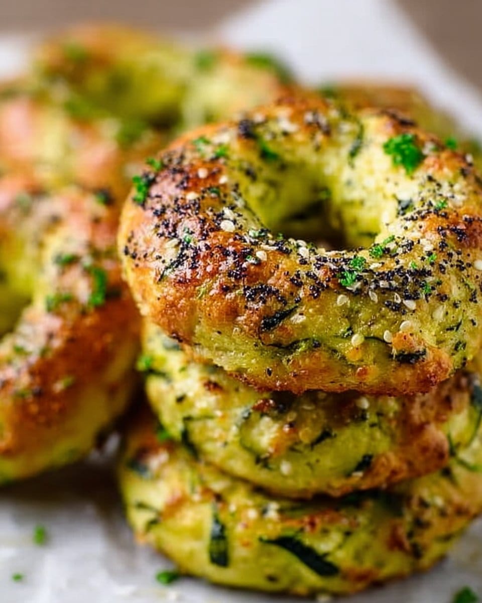 Zucchini Bagels (Low Carb, Keto)