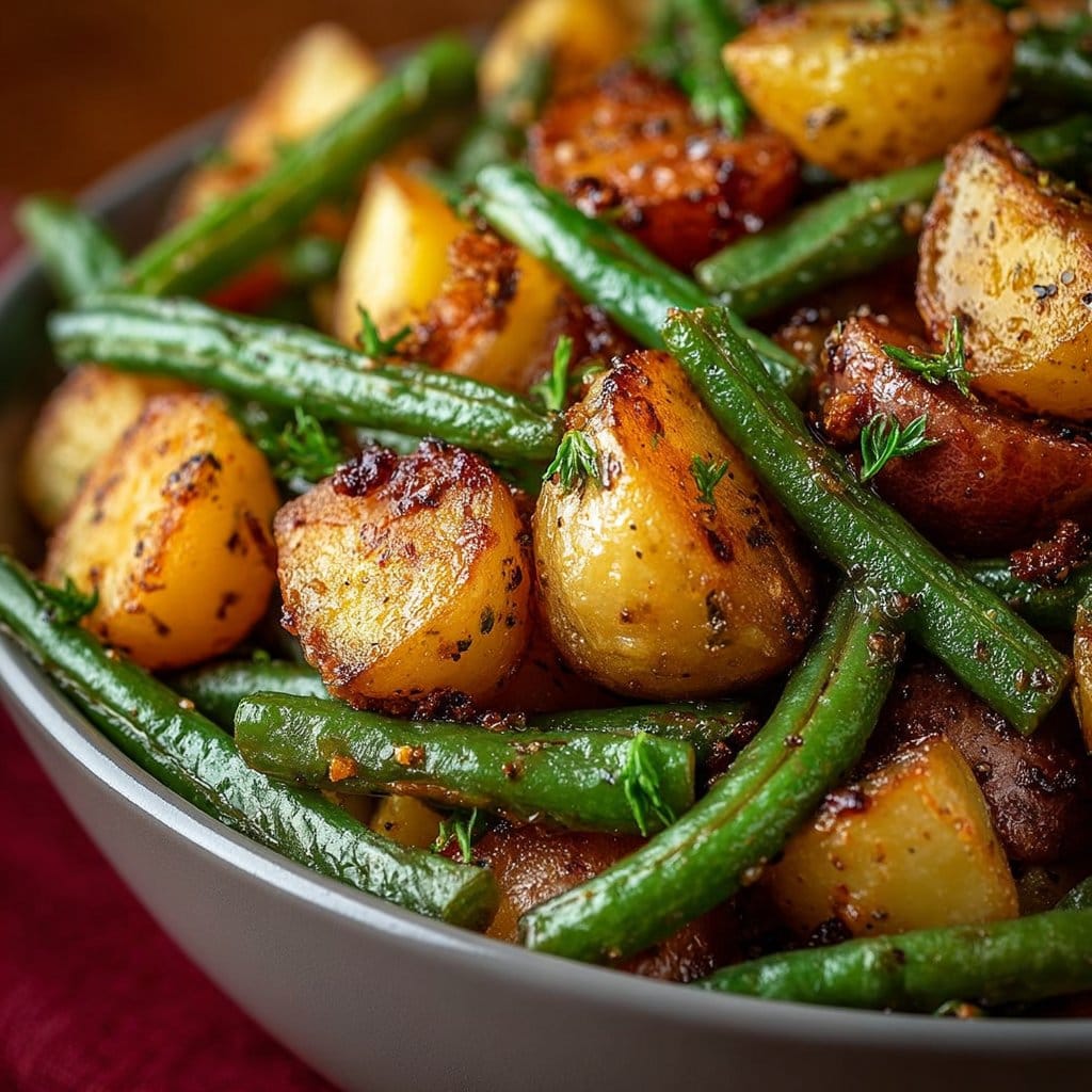A Flavorful Comfort: Ranch Green Beans and Potatoes