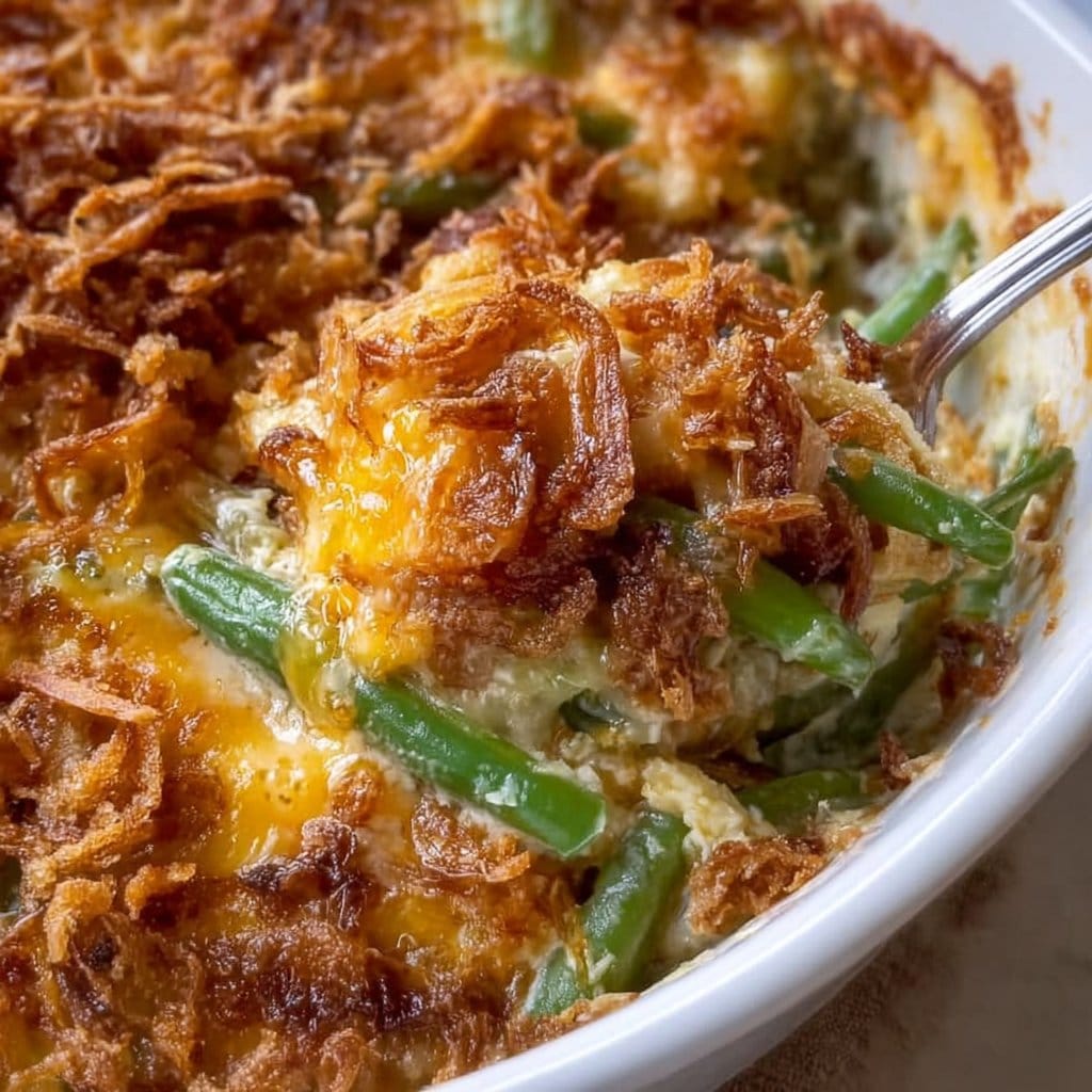 Cheesy Green Bean Casserole