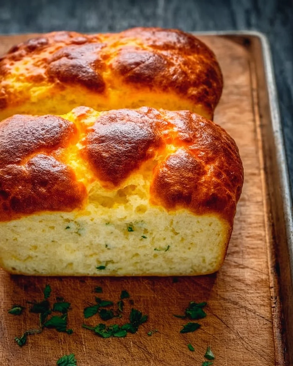 Cheese Egg Cloud Keto Bread recipe for low-carb dieters