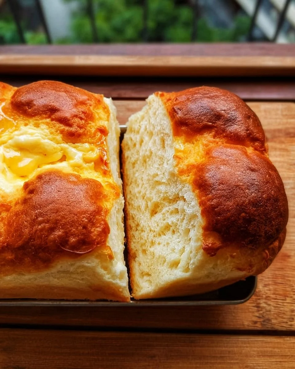 Homemade Cheese Egg Cloud Keto Bread with fluffy texture and cheesy flavor