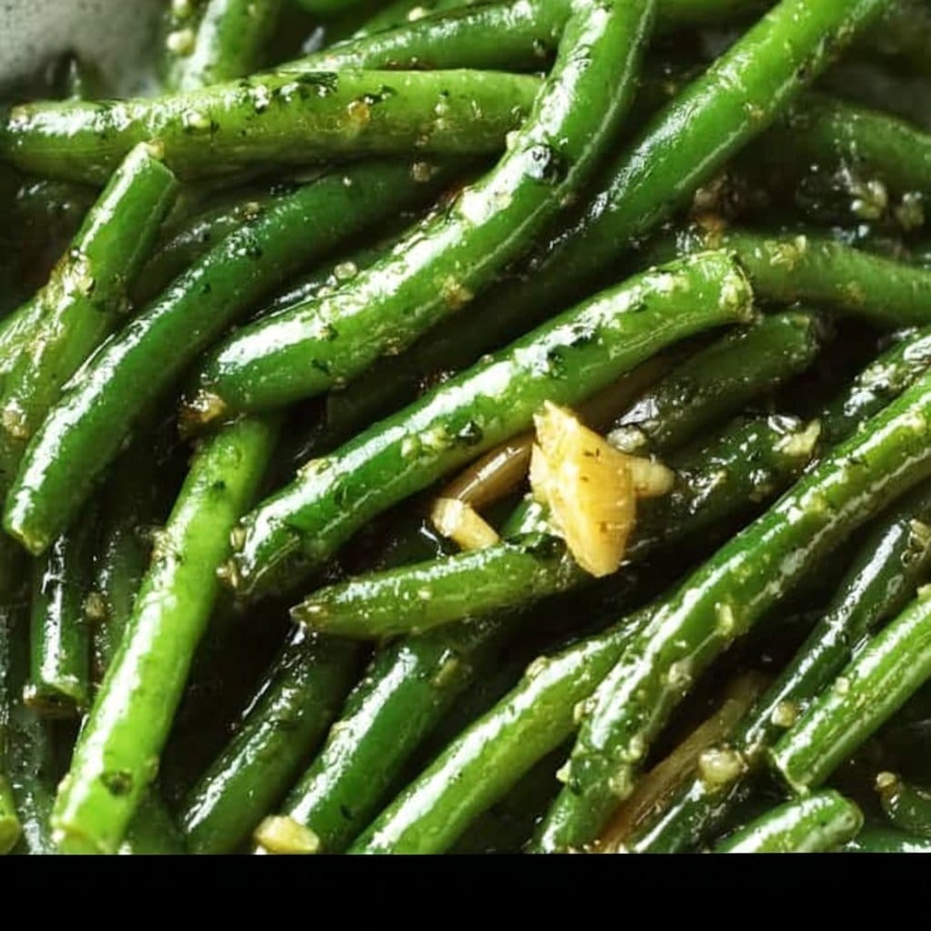 Garlic butter sautéed green beans