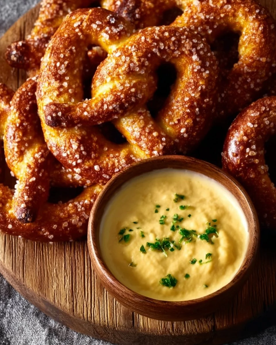 Keto Pretzels with Dip: Make Your Snack Irresistible! 1 Delicious Keto pretzels served with a creamy dip for a low-carb snack.