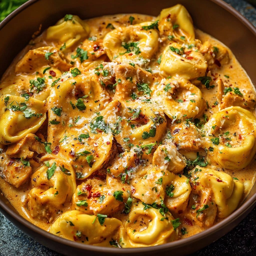 CrockPot Chicken Tortellini